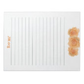 Rozen op Top 40-pagina briefpapier JW Notitieblok (Voorkant)