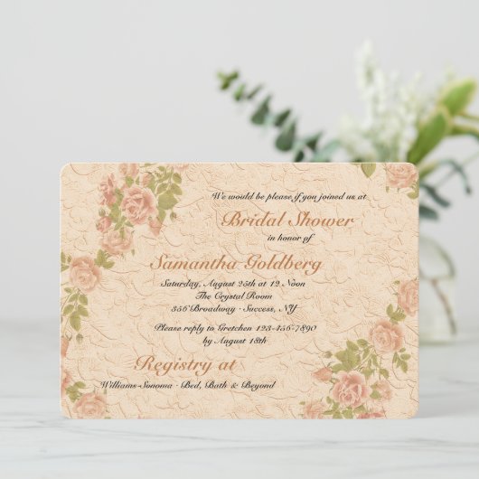 Rozen op uitnodiging van het bureau (Staand voorkant)