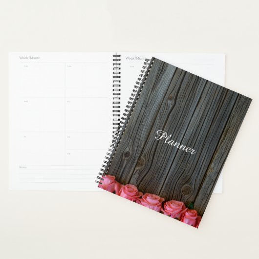 Rozen op Wood Planner (Display)