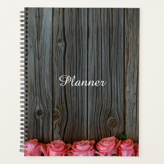 Rozen op Wood Planner (Voorkant)