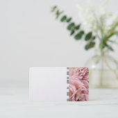 rozen op zilverpapier voor visitekaartjes (Staand voorkant)