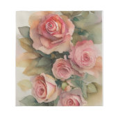  Rozen Opmerking Pad Notitieblok (Voorkant)