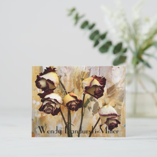 ROZEN OPNIEUW DROMEN BRIEFKAART (Staand voorkant)