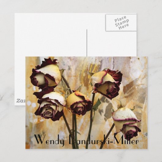 ROZEN OPNIEUW DROMEN BRIEFKAART (Voorkant / Achterkant)