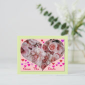 Rozen opslaan het Briefkaart Datum (Staand voorkant)