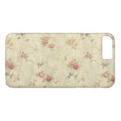  Rozen, oud patroon van noodlijdende stoffen Case-Mate iPhone Case (Achterkant (Horizontaal))