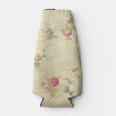  Rozen, oud patroon van noodlijdende stoffen Flesjeskoeler (Voorkant)