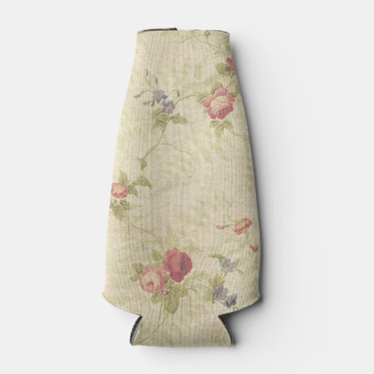  Rozen, oud patroon van noodlijdende stoffen Flesjeskoeler (Voorkant)