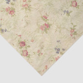  Rozen, oud patroon van noodlijdende stoffen Tissuepapier (Detail)