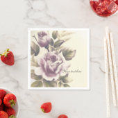  Rozen Oude Glamour Custom Elegant Party Servet (Insitu)
