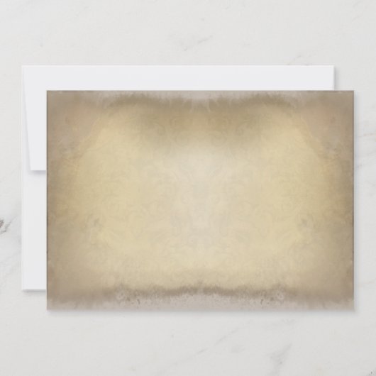 rozen Oudere huwelijksuitnodigingen Kaart (Achterkant)