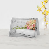 Rozen over de Heilige Bijbel Kaart (Gele Bloem)