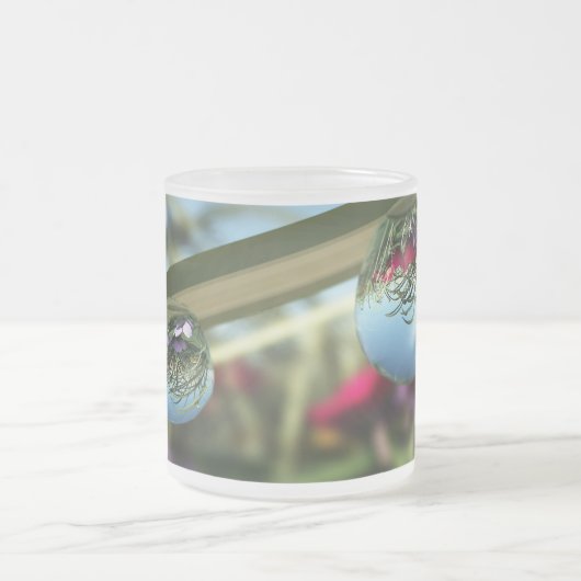 Rozen over de Mok van regendruppels (Center)