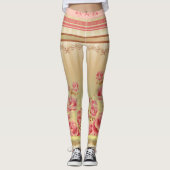 ROZEN OVER GOLD - LEGGINGS (Voorkant)
