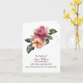  Rozen over witte sympathie Hartelijk dank Kaart (Gele Bloem)