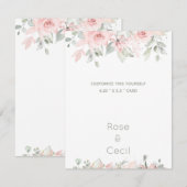 Rozen overspoelen 2 Weddenschappen Aanpassen Aankondiging (Voorkant / Achterkant)