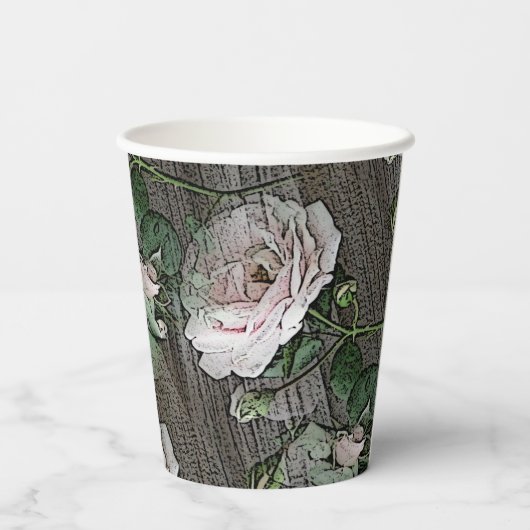 Rozen Papieren beker (Achterkant)