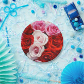 Rozen Papieren Borden Papieren Bordje (Feest)