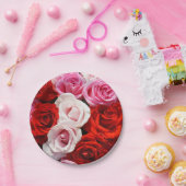 Rozen Papieren Borden Papieren Bordje (Feest)