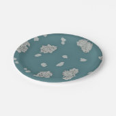  Rozen Papieren Bordje (Gekanteld)