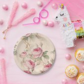 Rozen Papieren Bordje (Feest)