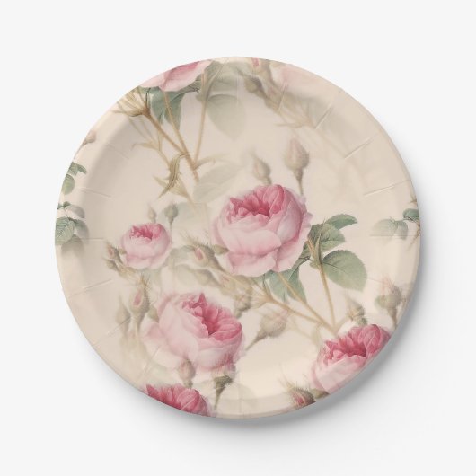 Rozen Papieren Bordje (Voorkant)
