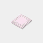 Rozen, parels en onbewerkte bladen post-it® notes (Schuin)