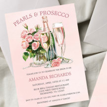 Rozen Parels en Prosecco Champagne Bruidsbrunch