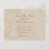 Rozen Parels Roze Save the date Uitnodigingen (Voorkant)