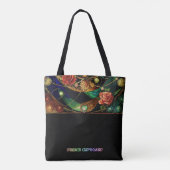 Rozen & Parels/Schoudertas: Tote Bag (Achterkant)
