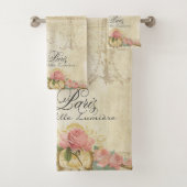 Rozen Paris Parisian Chandelier  Elegant Bad Handdoek (Insitu)