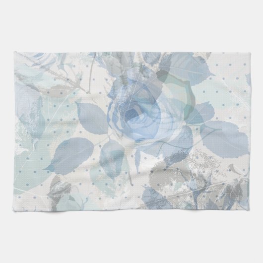 Rozen pastel theedoek (Horizontaal)