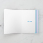 Rozen patchwork grootouders Dag van ons beiden Kaart (Binnen)