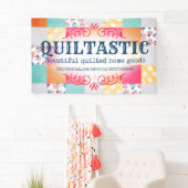 Rozen Patchwork Quilt Craft show Booth Spandoek (Insitu)