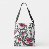 Rozen patroon crossbody tas (Achterkant)