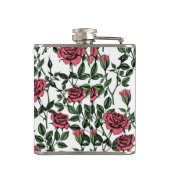 Rozen patroon heupfles (Achterkant)