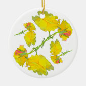 Rozen Patroon. Keramisch Ornament (Voorkant)