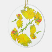 Rozen Patroon. Keramisch Ornament (Links)