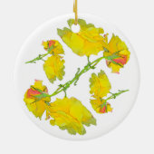 Rozen Patroon. Keramisch Ornament (Achterkant)