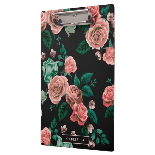 Rozen patroon klembord (Links)