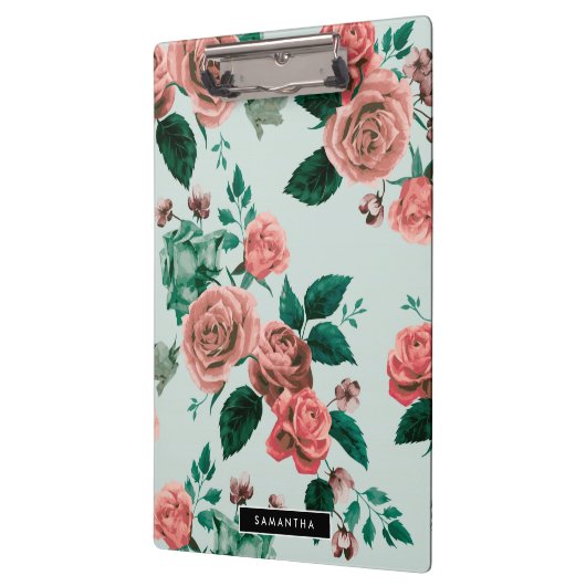 Rozen patroon klembord (Links)