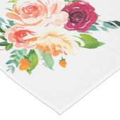   Rozen Patroon Korte Tafelloper (Hoek)