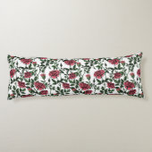 Rozen patroon lichaamskussen (Achterkant)