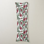 Rozen patroon lichaamskussen (Voorkant Verticaal)