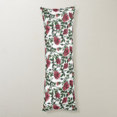 Rozen patroon lichaamskussen (Achterkant (Verticaal))