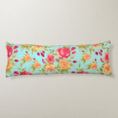 Rozen patroon lichaamskussen (Achterkant)