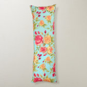 Rozen patroon lichaamskussen (Achterkant (Verticaal))