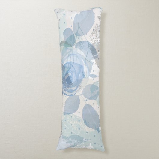 Rozen patroon luxeontwerp lichaamskussen (Voorkant Verticaal)