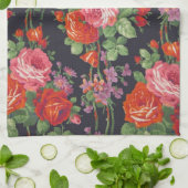 rozen patroon theedoek (Gevouwen)