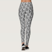 Rozen patroonontwerp leggings (Achterkant)